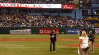 Marcus Ratzenboeck violin Tropicana Field May 30 2009 [upl. by Bird]