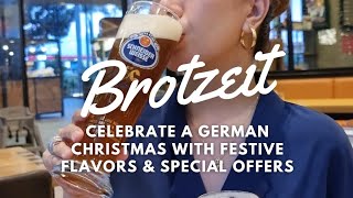 Brotzeit Christmas Menu  Mom Crave PH [upl. by Aznerol688]