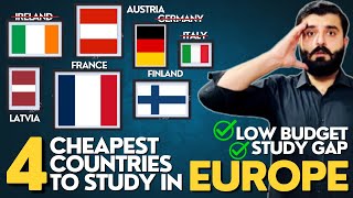 Low Budget No Problem 4 Cheapest Countries to Study in Europe [upl. by Eittik]