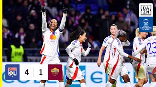 HIGHLIGHTS  Olympique Lyonnais vs AS Roma  UEFA Womens Champions League 2425 Italiano [upl. by Ayotyal]