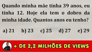 PROBLEMA DE MATEMÁTICA PARA CONCURSOS  Prof Robson Liers  Mathematicamente [upl. by Uchish708]