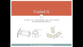 Clase 13 Anatomía de un galga extensiométrica [upl. by Isus]