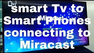 How to connect Mcastscreen mirroringmiracast for Smart Led Tv to Smart Phone in TPSK508PB801 PCB [upl. by Tips549]