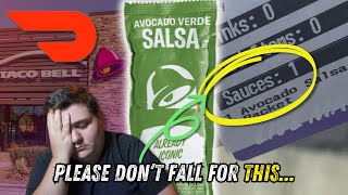 Doordash Driver EXPOSED Taco Bell Order Scam AVOID THIS TRAP UberEats Grubhub [upl. by Codi]