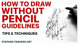 How to Draw Without Pencil Guidelines [upl. by Aliuqehs]