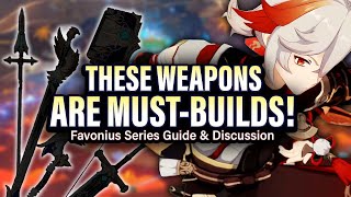 Why FAVONIUS Weapons Are SECRETLY OP Build Guide amp Meta Analysis  Genshin Impact [upl. by Nwahsav]