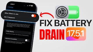 iOS 1751  Fix Battery DRAIN on iPhone [upl. by Riggall245]