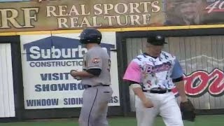 Nick Flair whacks a double for the Bees [upl. by Donny]