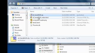 Zipping Files for HTML Assignment [upl. by Leigh]