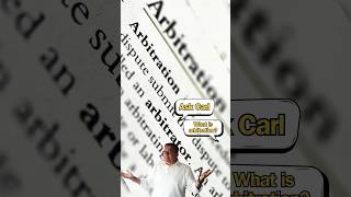 Carl explains arbitration lawyer lawsuit personalinjury arbitration [upl. by Gnilrad382]