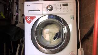 LG F1222TD Direct Drive Washing Machine  Baby Care 60c [upl. by Llenna]