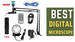 Best Digital Microscope  Foldable 48MP 4K 1080P HDMI USB Digital Video Microscope Review [upl. by Rexford]