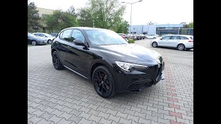 Alfa Romeo Stelvio Veloce MY21 20 GME 280KM Q4 VULCANO BLACK [upl. by Serg]