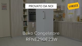 Video Recensione Congelatore Verticale Beko RFNE290E23W [upl. by Airekat]