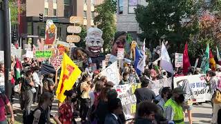 ProPalestine March in Chicago [upl. by Thissa108]