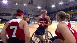 2015 Parapan Am Games Women’s Wheelchair Basketball USA vs Canada [upl. by Teews]