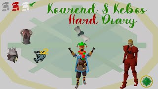 OSRS Kourend amp Kebos Hard Diary Guide  Ironman Approved [upl. by Ania198]