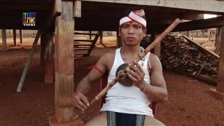 Ratanakiri Kreung Stick zither  Cithare sur bâton [upl. by Asiral668]