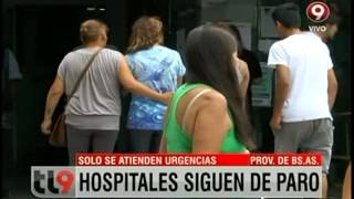 Hospitales siguen en paro [upl. by Wachter]