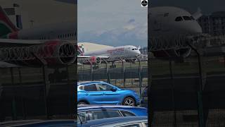 Kenya Airways plane ✈️ kenya airways plane landing view [upl. by Cara]