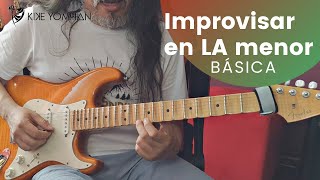 Improvisación básica en Am [upl. by Litsyrk]