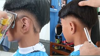 POTONGAN TREN ANAK SEKOLAH MASA KINI LOW FADE [upl. by Notxam]