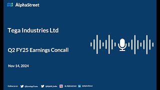 Tega Industries Ltd Q2 FY202425 Earnings Conference Call [upl. by Kipp274]