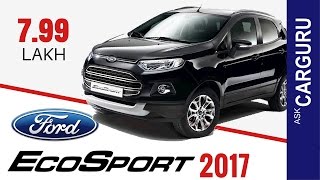 2017 Ford ECOSPORT CARGURU हिन्दी में Engine Price Top Speed Interior all details [upl. by Adnirim825]