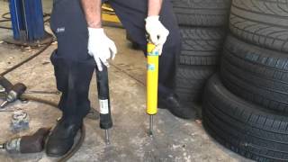 Stock F30 shocks versus new Bilstein B8 [upl. by Viafore449]