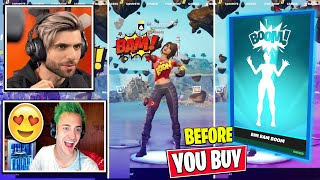 Streamers React To Bim Bam Boom Emote In Fortnite Item Shop [upl. by Gershon]