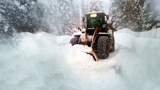 Snow Plowing in Fresh Winter Weather  Snow Removing Machinery  Snow Clearing in Snowfall [upl. by Malorie159]