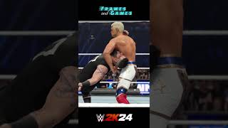 Cody Rhodes hitting Super Finisher on Kevin Owens smackdown wwe2k24 codyrhodes kevinowens [upl. by Teodoor782]