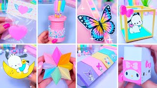 30 Easy paper craft ideas  Paper crafts DIY  School crafts  Paper tricks  Miniature crafts [upl. by Minton]