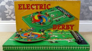 Faulty Rare ELECTRIC DERBY Horse Racing Board Game  Trying to FIX [upl. by Mllly30]