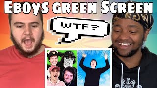 Eboys Green Screen Challenge REACTION [upl. by Rochelle]