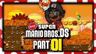 NEWER Super Mario Bros DS w PKSparkxx  Part 1  quotMOM ARE YOU PROUD OF MEquot World 1 [upl. by Nylissej]