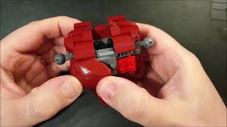 Lego IRON MAN 76206  Speed build  Chubbybots Upgrade Version [upl. by Aihsal]