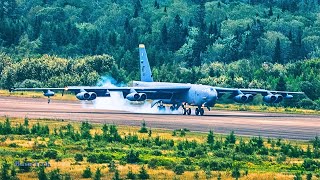 Open House Loring 2024  B52 Stratofortress in Action at Former SAC Superbase Louring [upl. by Saidnac975]