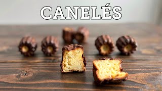 How to Make Traditional French Canelés At Home  Simple Canelé Recipe  Canelés De Bordeaux Recipe [upl. by Enellek938]