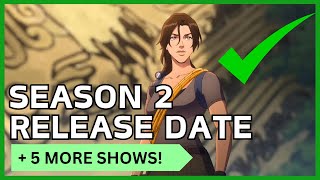 Major RENEWALS Tomb Raider Season 2 On Netflix  Plus Vox Machina Virgin River amp More Returning [upl. by Enineg931]