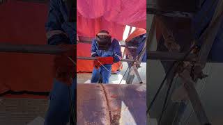 pipe cs 45quot double proses welder ol [upl. by Naima]