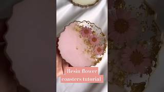 Resin coasters tutorial step by step tutorial resin art resinart epoxyresin resincraft trending [upl. by Yruama]