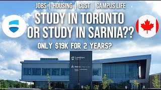 IS COMING TO SARNIA WORTH IT  International Students  Lambton College [upl. by Adlig612]