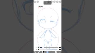 Tutorial Anatomi Chibi ibispaintx ibispainttutorial digitaldrawing fypage artdearin rami kpop [upl. by Atnek851]