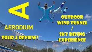 Aerodium  Outdoor Wind Tunnel  Sky diving Experience Tour amp Review [upl. by Biddie715]