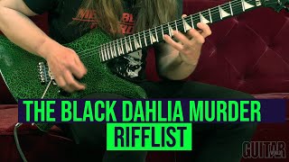 The Black Dahlia Murders Brandon Ellis  Rifflist [upl. by Nerrag]