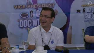 Isko Moreno holds press conference in Nueva Ecija [upl. by Walther]