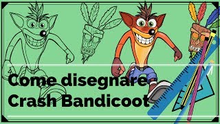 Come disegnare Crash Bandicoot [upl. by Llerrah]