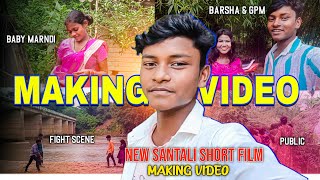 BABY MARNDI  MAKING VIDEO  NEW SANTALI SHORT FILM MAKING VLOG VIDEO 2024 [upl. by Kemble]