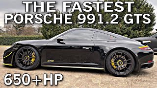 650HP Porsche 9912 GTS Stage 3  Dragy times from 100200 Kmh [upl. by Eiclehc]